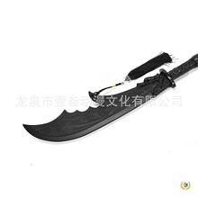 ✅塑钢青龙偃月刀聚丙烯塑胶关公春秋大刀冷兵器关羽武术关刀未开