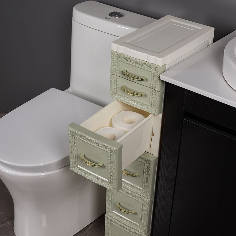 18/38cm夹缝收纳柜子抽屉式塑料收纳箱厨房浴室储物柜缝隙置物架