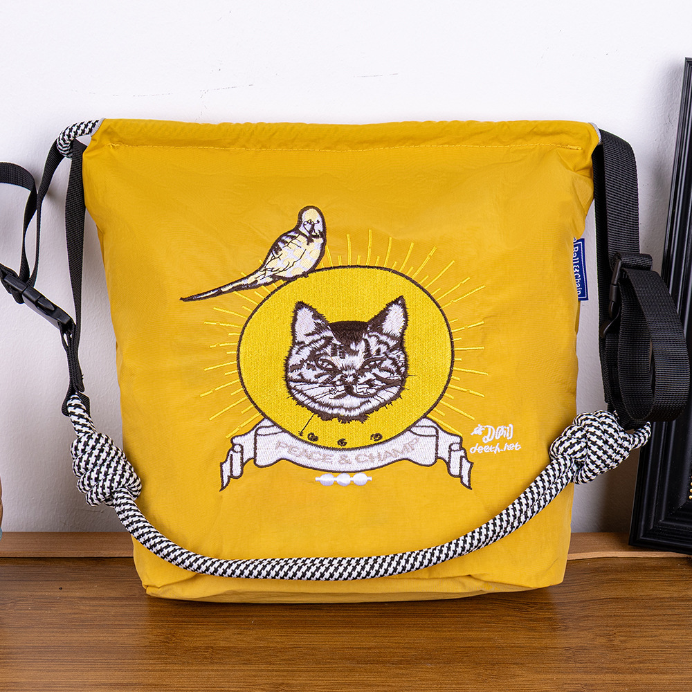 [ジッパーバケットバッグ]新しい調節可能なファッショナブルな刺繍ショッピングバッグ、多用途、軽量、ポータブルショルダークロスボディバッグ、トレンディ