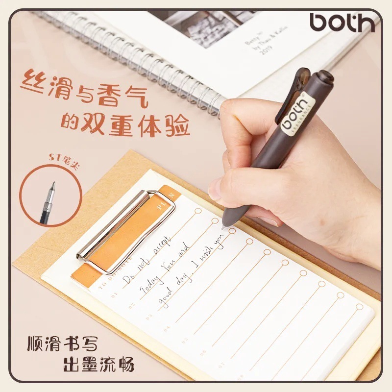 コーヒーペンの香りファットペンコーヒーアロマ学生書き込み黒ペンブラシ質問ペンポケットペン卸売|undefined