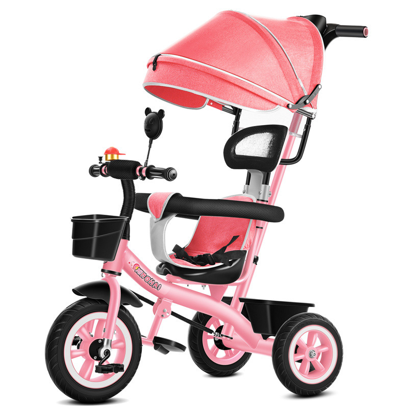 Triciclo infantil 1 - 3 - 2 - 6 años de edad, carro de bebé grande, bicicleta, carro de jardín de infantes image 43