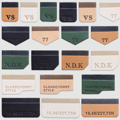 New fashion accessories denim bags coats hats shoes T-shirts DIY matching decorations leather labels patches label stickers