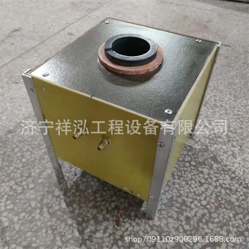 高频翻倒式熔金机 固定式熔炼炉 中频熔铜炉
