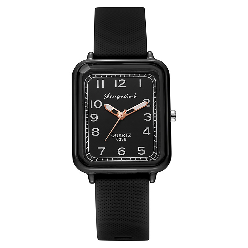 Ins Net Red Reloj de mujer de concha cuadrada Cinta al por mayor Reloj de cuarzo digital Personalidad Moda Reloj de estudiante Reloj de mujer