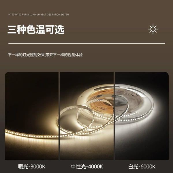 [24V-2835三色120灯二合一灯一剪-8mm宽（白+暖）-2线]