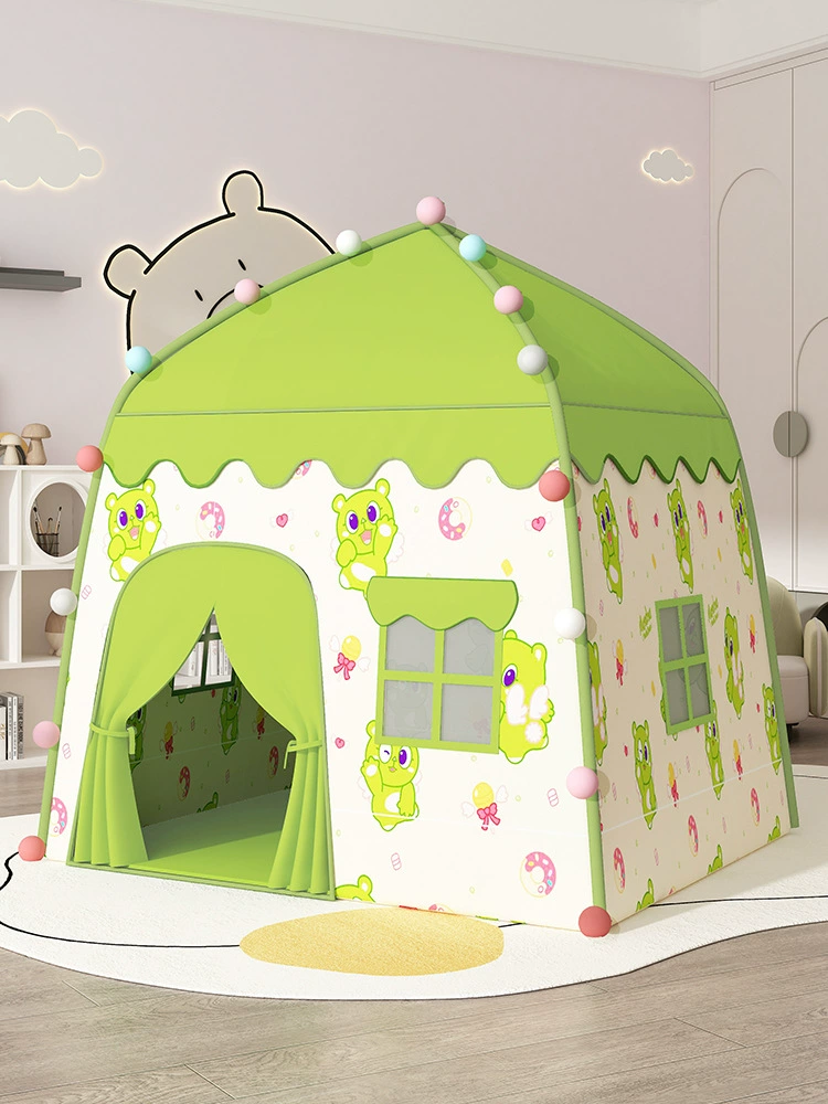 Детская палатка TeddyZoo, внутри princess комната, домик, малыш спит, маленький домик для девочек, игра-домик