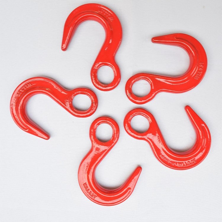 大开口吊钩 合金钢圆眼起重吊钩 成套吊索具组合吊钩吊车钢丝绳