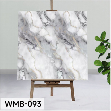 Papel pintado a prueba de humedad autoadhesivo impermeable a prueba de agua a prueba de aceite placa de aluminio y plástico decoración de pared imitación de azulejos de mármol pegatinas cocina y baño