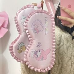サンリオ正規版ライセンスレースアイマスクハローキティかわいい漫画萌え面白い少女心快適遮光アイマスク
