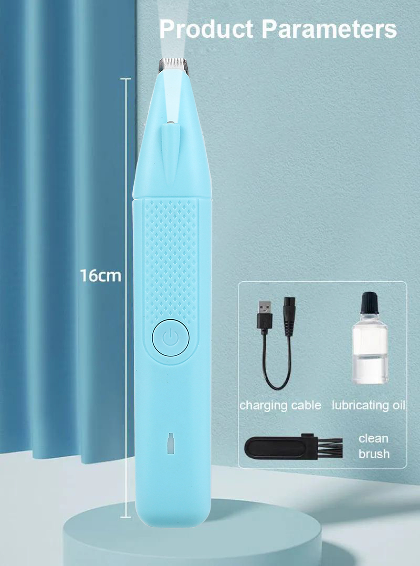 Tondeuse pour poils d animaux avec éclairage led pour chiens_voghion.com