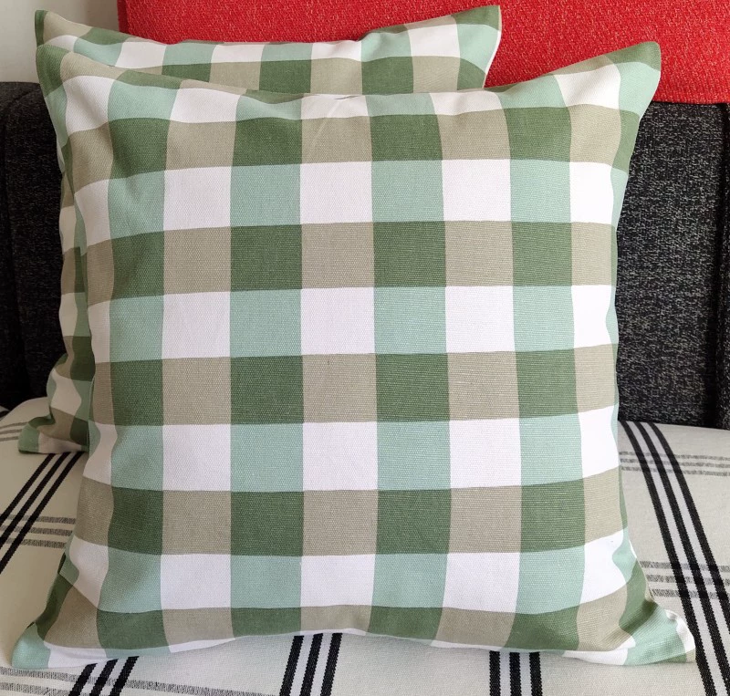 Cotton pillow, pillowcase, square sofa for bed, increased thickness