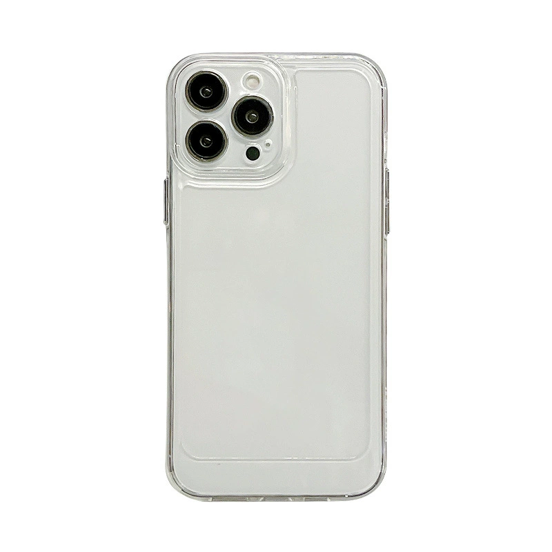 Phone Case Apple iPhone 15, Space Silicone Protective Cover, Clear/Black, TPU, Lightweight