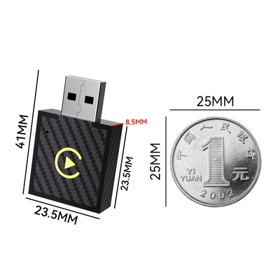 Hot Selling Carplay Wired to Wireless Box Car Interconnection Module Android Auto Smart Carplay Box (Simsiz CarPlay və Android Auto) - q1w-wireless-carplay-plus-android-auto-2-in-1-only-adapts-to-overseas-systems