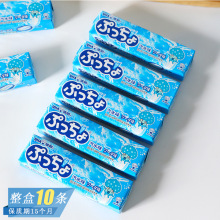 日本进口UHA悠哈普超汽水味软糖日式夹心糖果解馋休闲儿童小零食