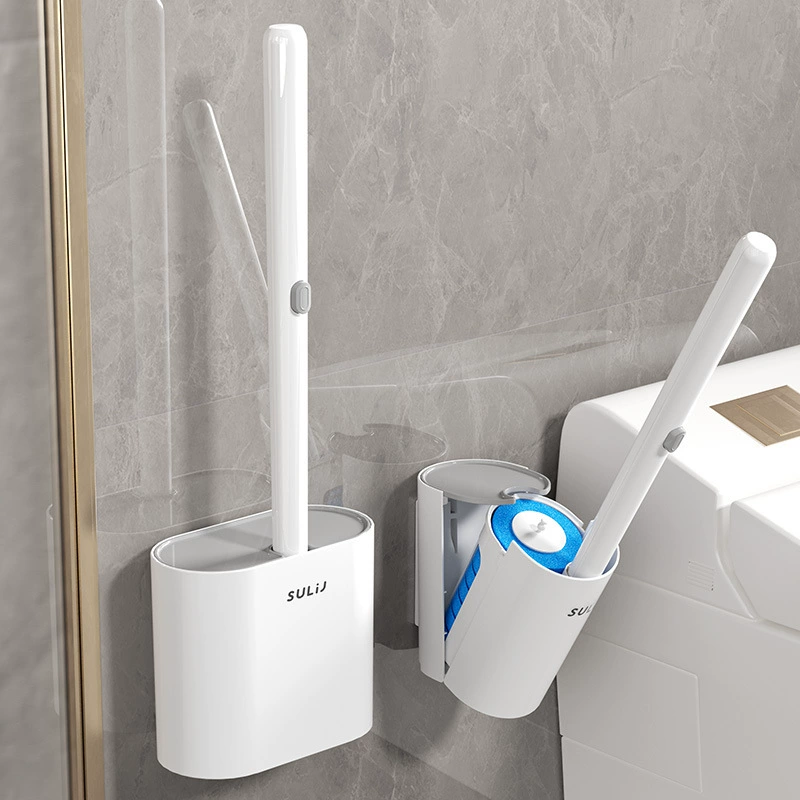 Одноразовая туалетная щетка без мертвого угла может быть выброшена для домашнего туалета