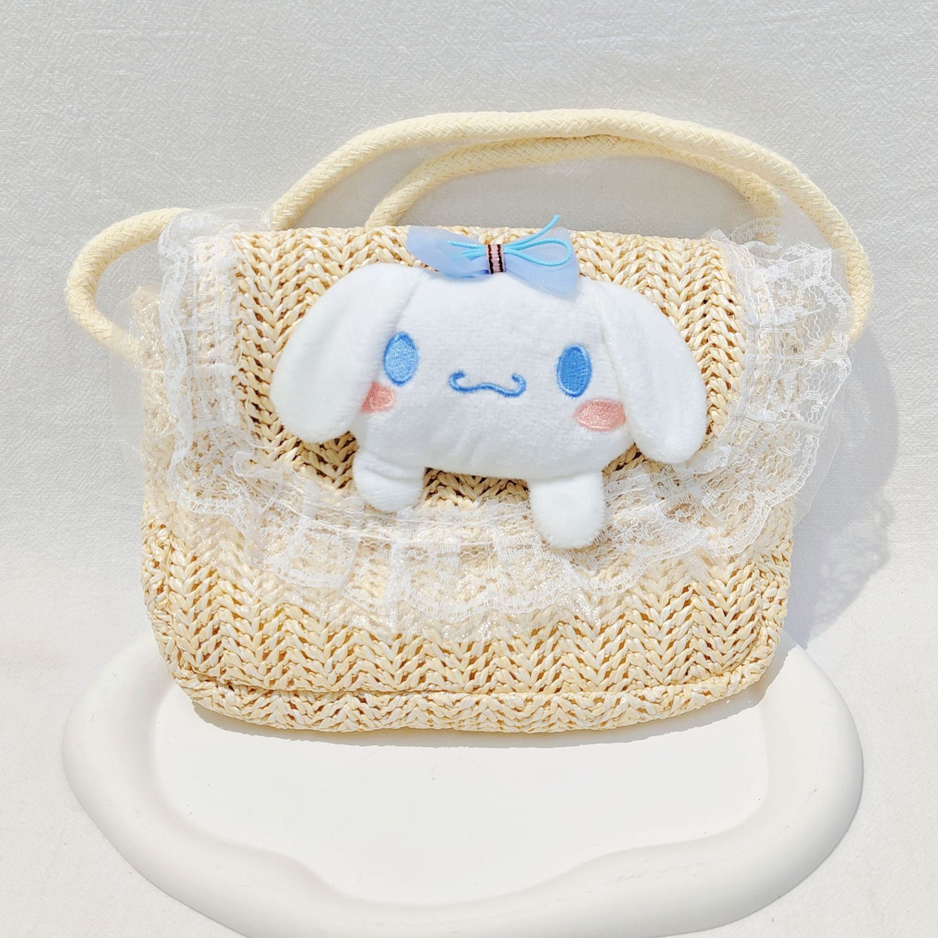 Bolso de arco para niños bolso de rosa de verano bolso de mochila para chicas bolso de princesa de perla pequeña bolsa de cambio de viento fragante