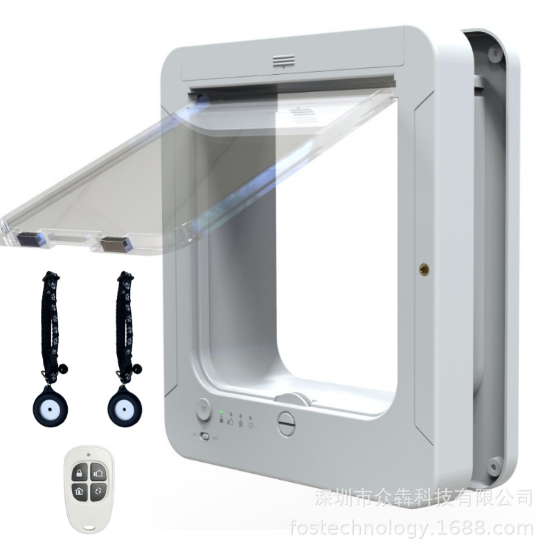 Puerta Inteligente con Inducción RFID para Mascotas de Plástico con Inducción RFID para Perros y Gatos image 7