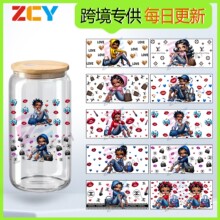 ؐ��Ů�� UVDTF�Dӡ�Nˮ����16oz���N�P�N�Pӛ���N �OӋĿ�20�f+