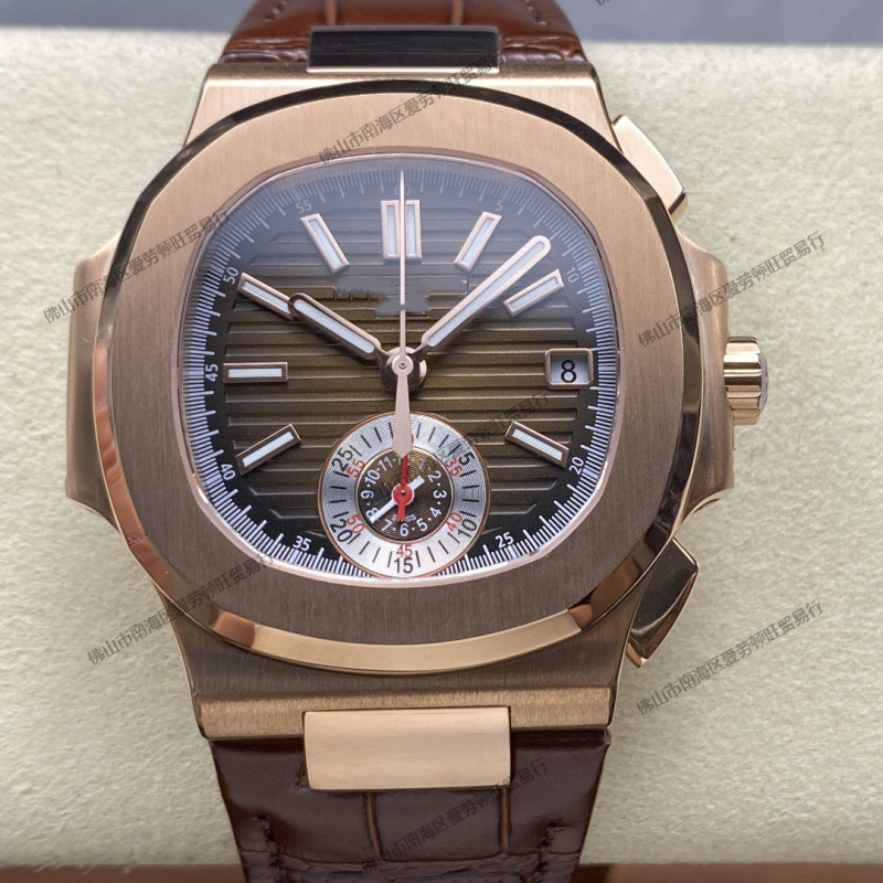 3K Patek Nautilus Ppf5712 Multifunctional Men's Watch Automatic Mechanical Steel Belt Waterproof Watch Drop Shipping
