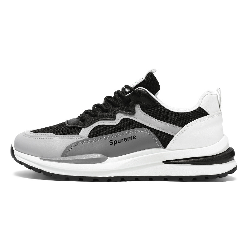2025 verano respirable zapatos de hombre nuevos zapatos de hombre de deporte casual de red para estudiantes de carreras pequeños zapatos de climax