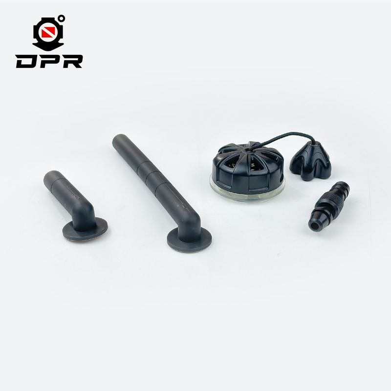 Scuba diving elephant pull diving buoy SMB mouthpiece ABS mouthpiece deflated exhaust valve blowpipe assembly