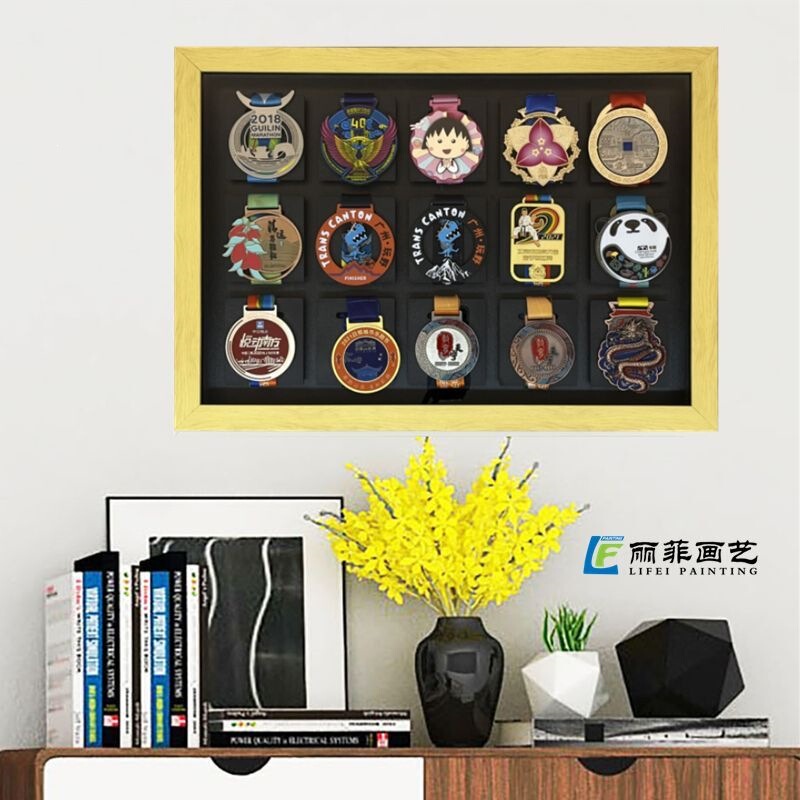 Marathon Keep Medal Display Frame Medal Frame Gold Medal Storage Collection Running Wall-Mounted Medal Display Rack