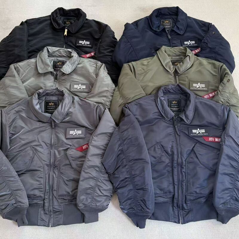 Cross-Border Alpha Industries Alpha Cwu 45P Jacket Military Fan Flight Jacket Casual Jacket for Men