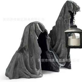 跨境新品Ground Reaper with Lantern带灯笼地狱使者装饰灯笼摆件