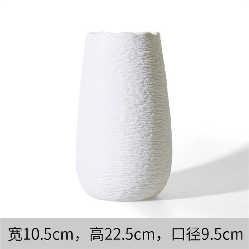 Flores secas modernas vasijas de cerámica nórdica hidropónica decoración de encimera de televisión decoración creativa para el hogar