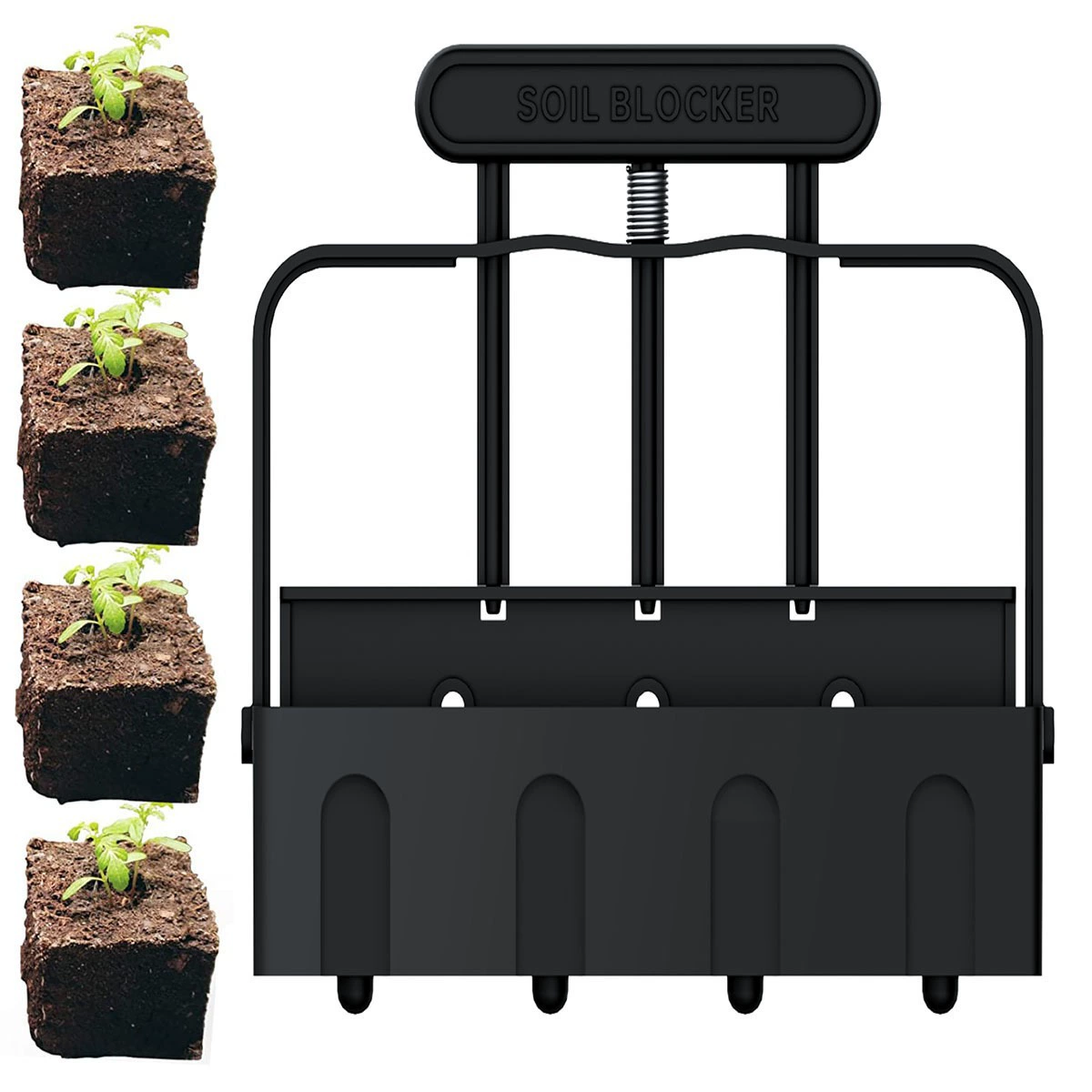 Ручной глиняный блок глиняный блок садовый инструмент земляной блок soil block maker