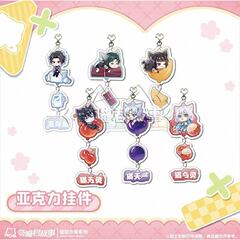 Qimaojun ストーリー周辺機器かわいいフルーツシリーズ Bat Wushuang Cat Seven Nights Cat Xiaojiu キーホルダー友人へのギフトとして