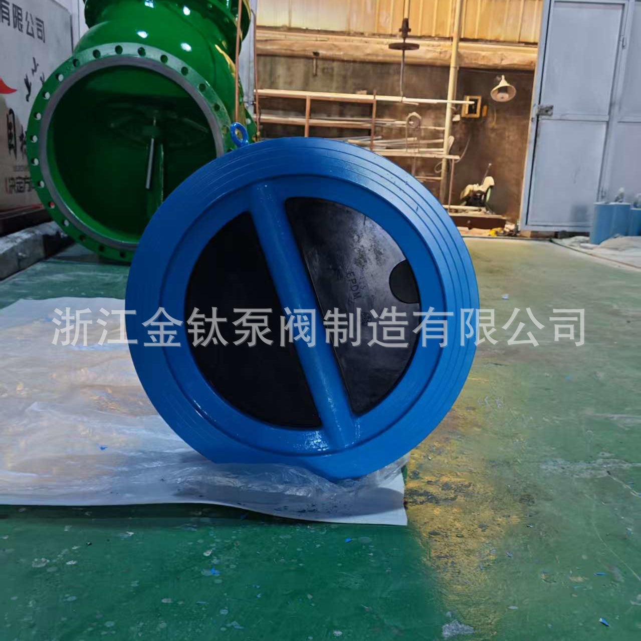 H76X双瓣对夹蝶式止回阀1.6mpa材质铸钢国标试验标准GB/T13927