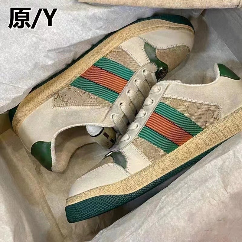 g's Retro Old Small Dirty Shoes for Women 2024 New genuine Leather Lace-up Dirty Shoes Casual Flats Men's and Women's Sneakers g's Retro Old Small Dirty Shoes for Women 2024 New genuine Leather Lace-up Dirty Shoes Casual Flats Men's and Women's Sneakers