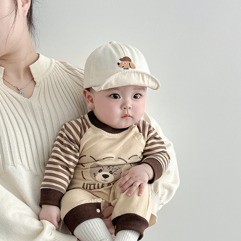 Sombreros para bebés primavera y otoño delgados lindos gorras de lengua de superpeso para niños y niñas sombreros de béisbol de verano
