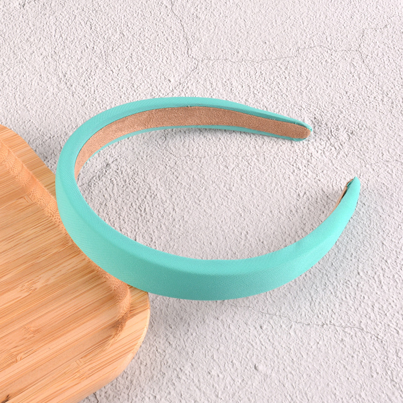 80g Weight Headwear Classification Travel, Birthday, Festival Occasion Geometric Pattern Women'S Gender Sky Blue, Orange, Dark Blue, White, Pink, Purple, Red, Green, Skin Color, Blue, Yellow, Black Color Fashion Candy Color Solid Color Sponge Wide-sided Headband Wholesale 6
