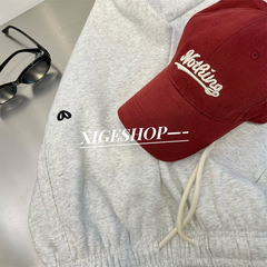 Letter Embroidered Duckbill Hat for Women Street Fashion American Soft Top Fringed Baseball Cap Autumn Winter Korean Style Casual Hat for Men