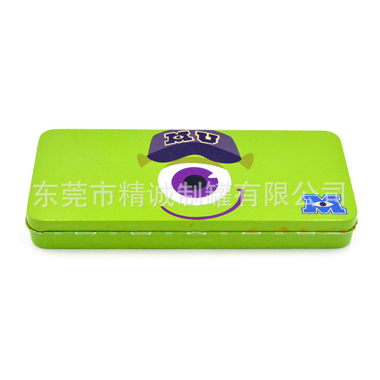 学生常用文具铁盒 长方形文具铁盒 厂家制订各种尺寸精致文具铁盒
