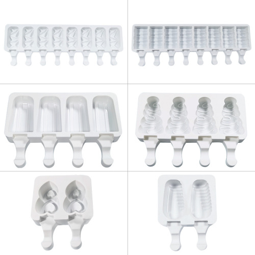 Three Trust Ice Cream Silicone Mold DIY Homemade Children's Popsicle Ice Cream Silicone Mold Christmas Chocolate Ice Cream