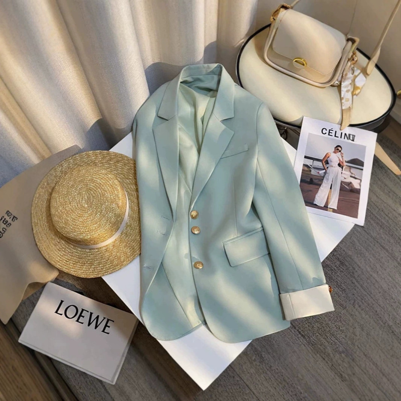 New Style Women's Small Suit, Loose and Casual, with a High-End Feel, Spring and Autumn Suit