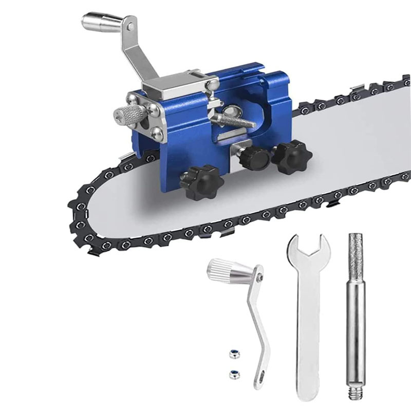 Amoladora de cadena de mano hardware herramienta eléctrica Cadena de molienda manual de hogar portátil sierra de cadena de molienda máquina de cadena de molienda