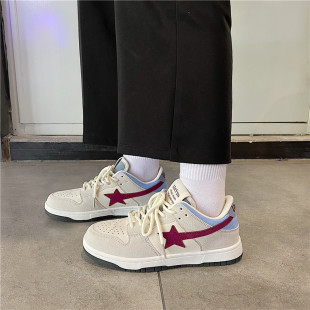 2024 Autum New Star Sneakers for Women Ins Trendy Versatile Student Casual Couple Harajuku Hong Kong Style Sports Shoes for Men
