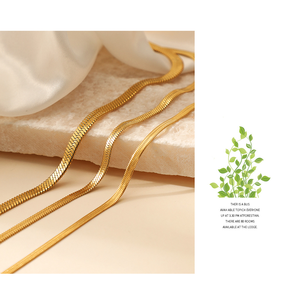 Simple Style Geometric Stainless Steel Plating Necklace