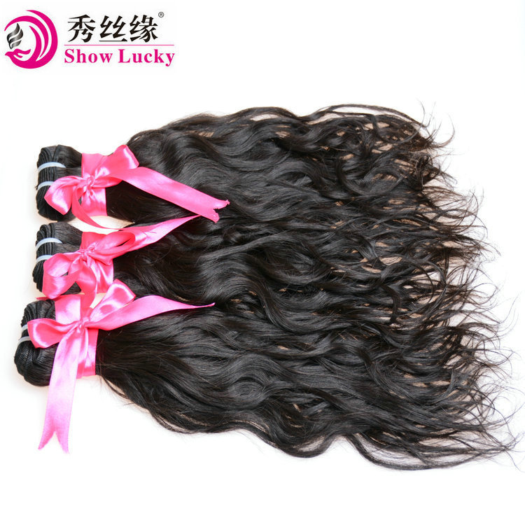 Indian Nature Wave Human Hair Weave Bundles