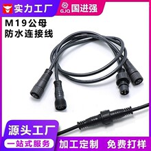 M19 ��ˮ��ĸ�B�Ӿ� 2-4 о���ղ��^���� LED �����Դ�������L��