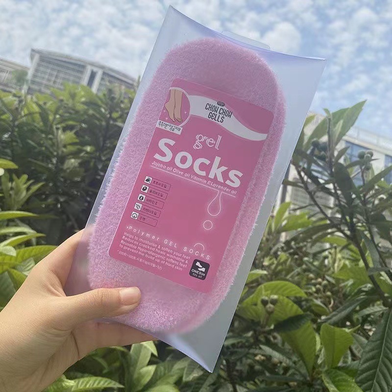 Tarjeta de PVC en caja gel de aceite esencial máscara de mano máscara de pie calcetines traje de cuidado corporal pantalla táctil Mano Cubierta de pie