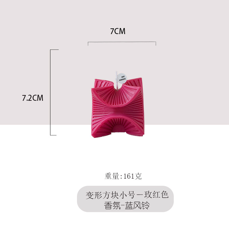 Especial transfronterizo para líneas cuadradas deformadas, modelado de aromaterapia, velas, decoración para el hogar, decoración al por mayor, venta caliente, diseño para el hogar