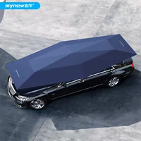Кросс-бордер Май Ниу автомобильный зонтик частично-автоматический мобильный автомобиль пухлый смарт-кар куртка складываемый солнцезащитный верх
