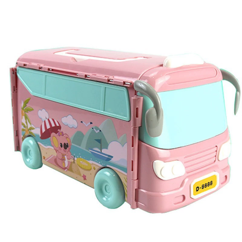 Игрушка-трансформер автобус Koala Transformed Bus, превращается в домик-игровой набор, конструктор