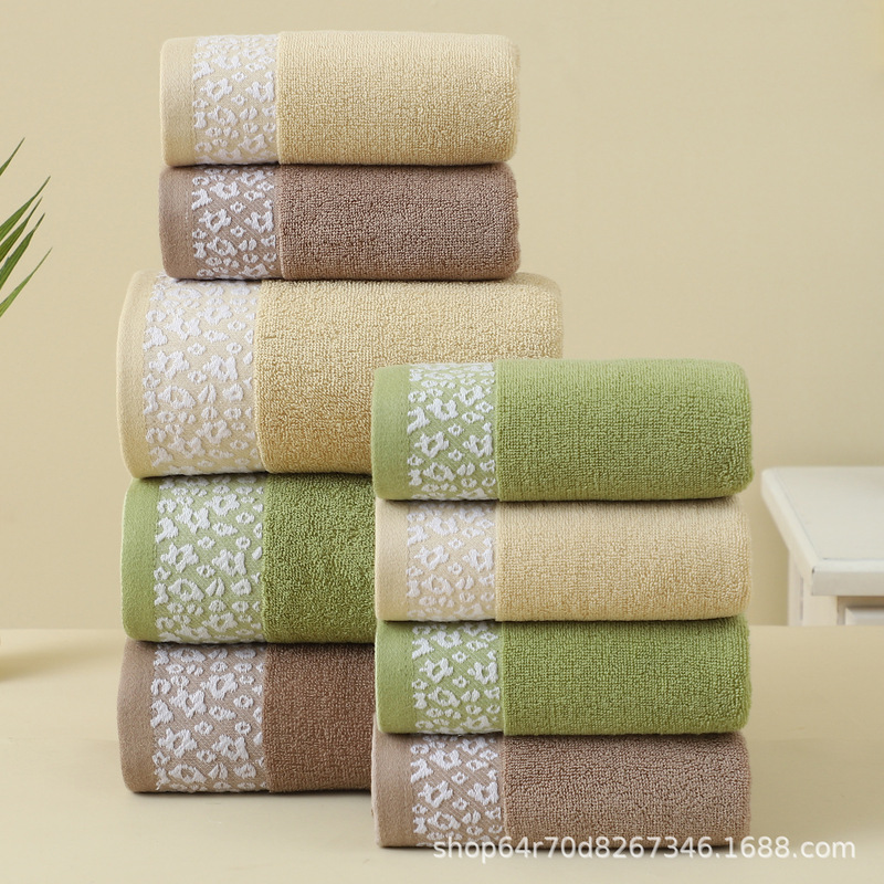Wholesale Pure Cotton Towels, Bath Towels, Household Daily Use, Adult Household Face Wash, Cotton Thickened Towels, Absorbent Soft Towel Sets