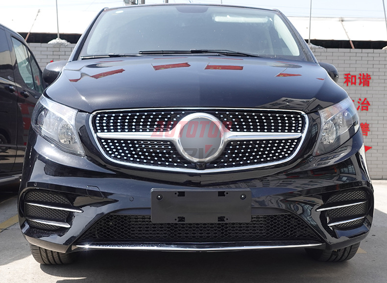 Suitable for Mercedes-Benz V-Class Vito Modified Parts to Change to Maybach Amg Front and Rear Bumper Grille Kit Source Manufacturer